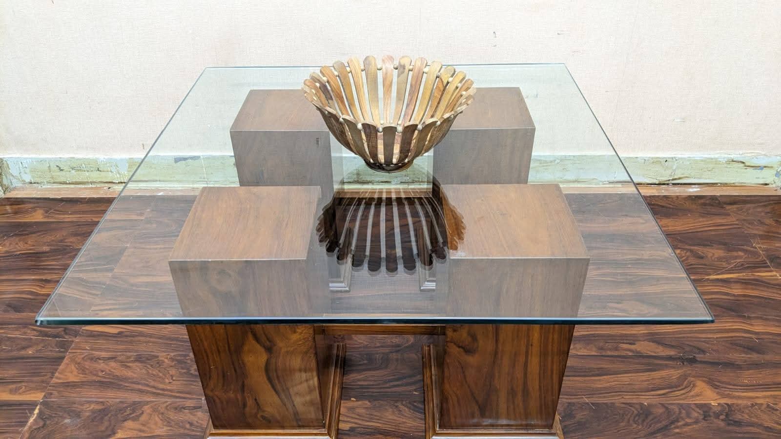 Solid Sheesham Wood Center And Side Tables Set