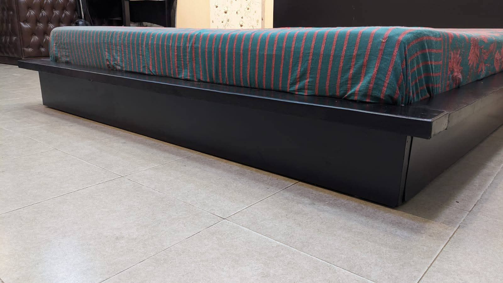 Low Height King Size Bed