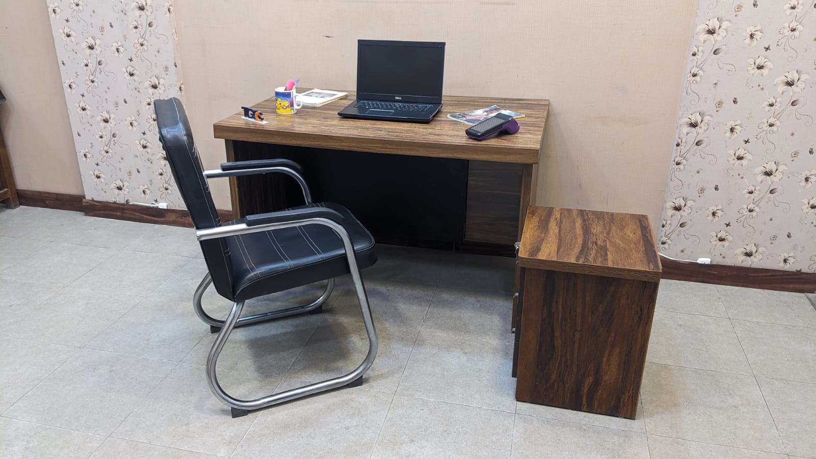 Combo Deal Office Table, Chair & Pedestal Drawer