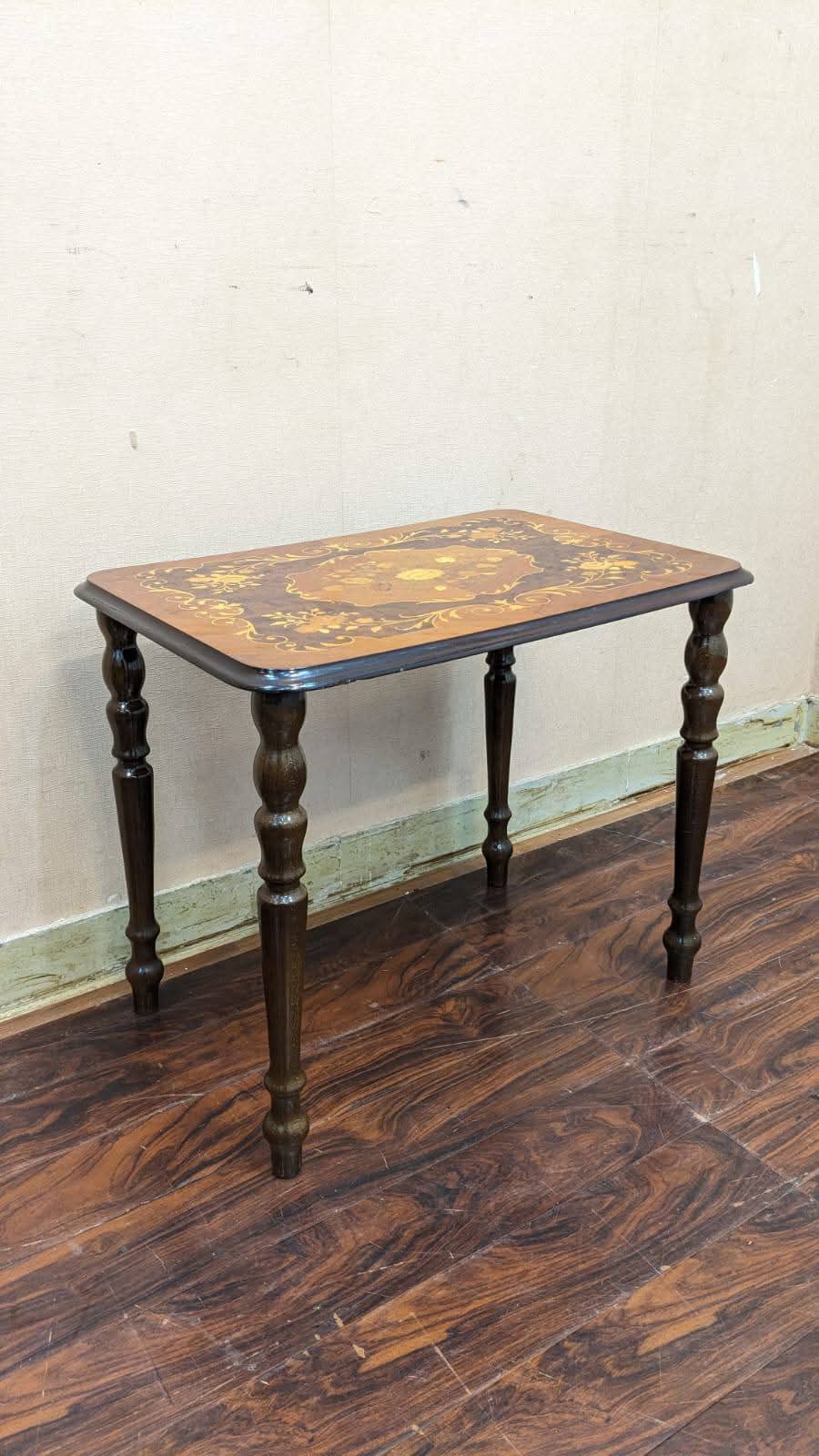 🔥Antique Imported Italian🔥 Nesting Wooden Modern Marquetry Classic Table