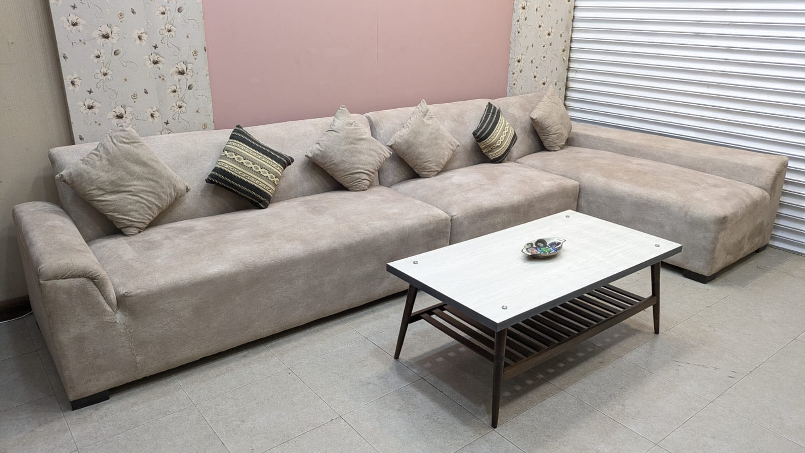 L shape sofa