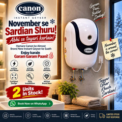 Canon Electric Geyser