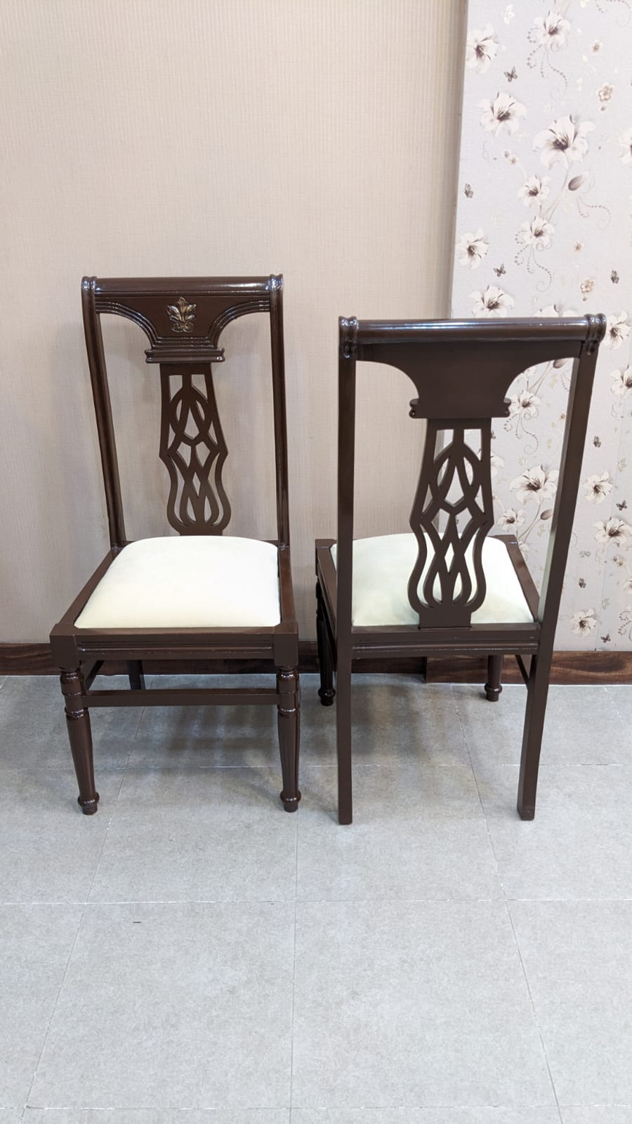 Solid Sheesham Wood 6 Seater Dining Table