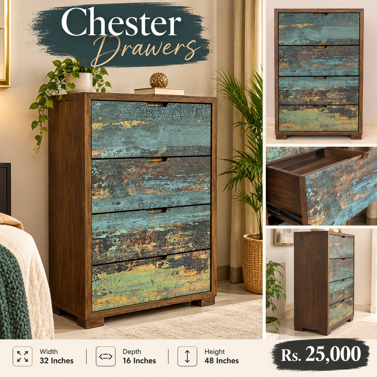 Brand New Chester drawers