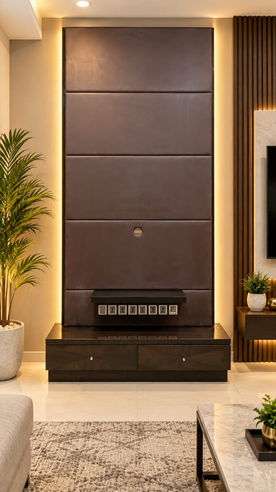 Modern Design TV Wall Unit