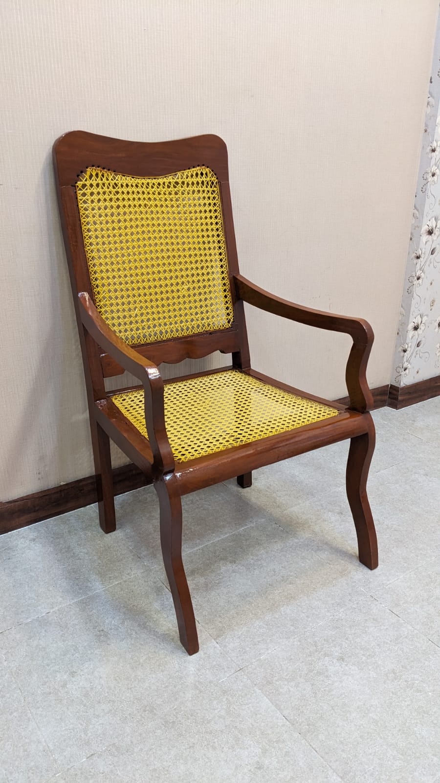 ✨ Antique ✨ Arm Chair with Stool