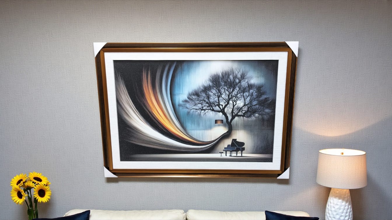 New Wall Mounted Frame  Echoes Of Silence
