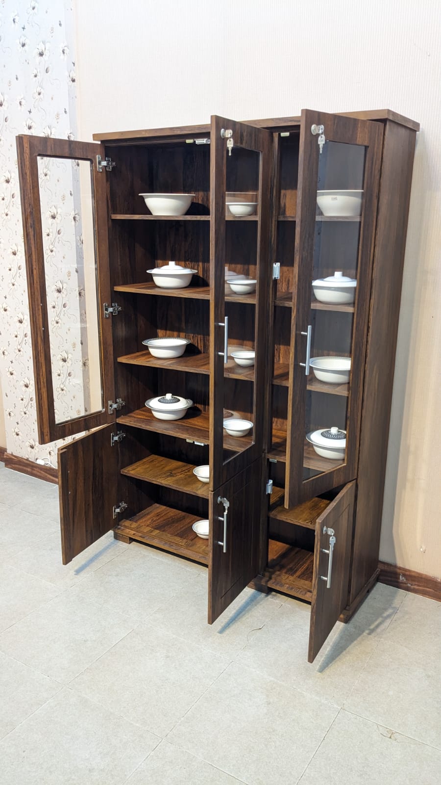 New 3 Door Crockery Divider