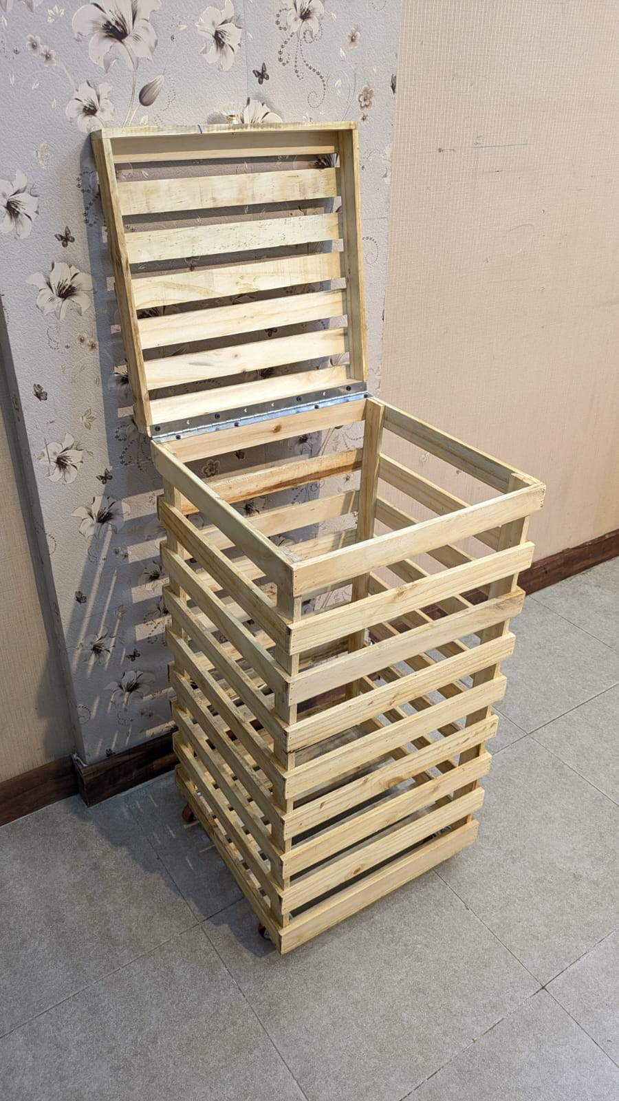Brand New Pure Wooden Laundry Bin