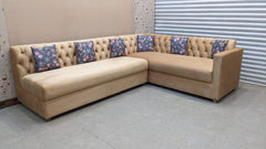 6 Seater L Shape Sofa Set