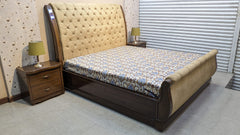 King Size Bed With 2 Side Tables