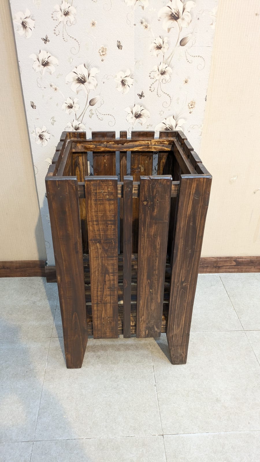 Brand New Wooden Laundry Basket