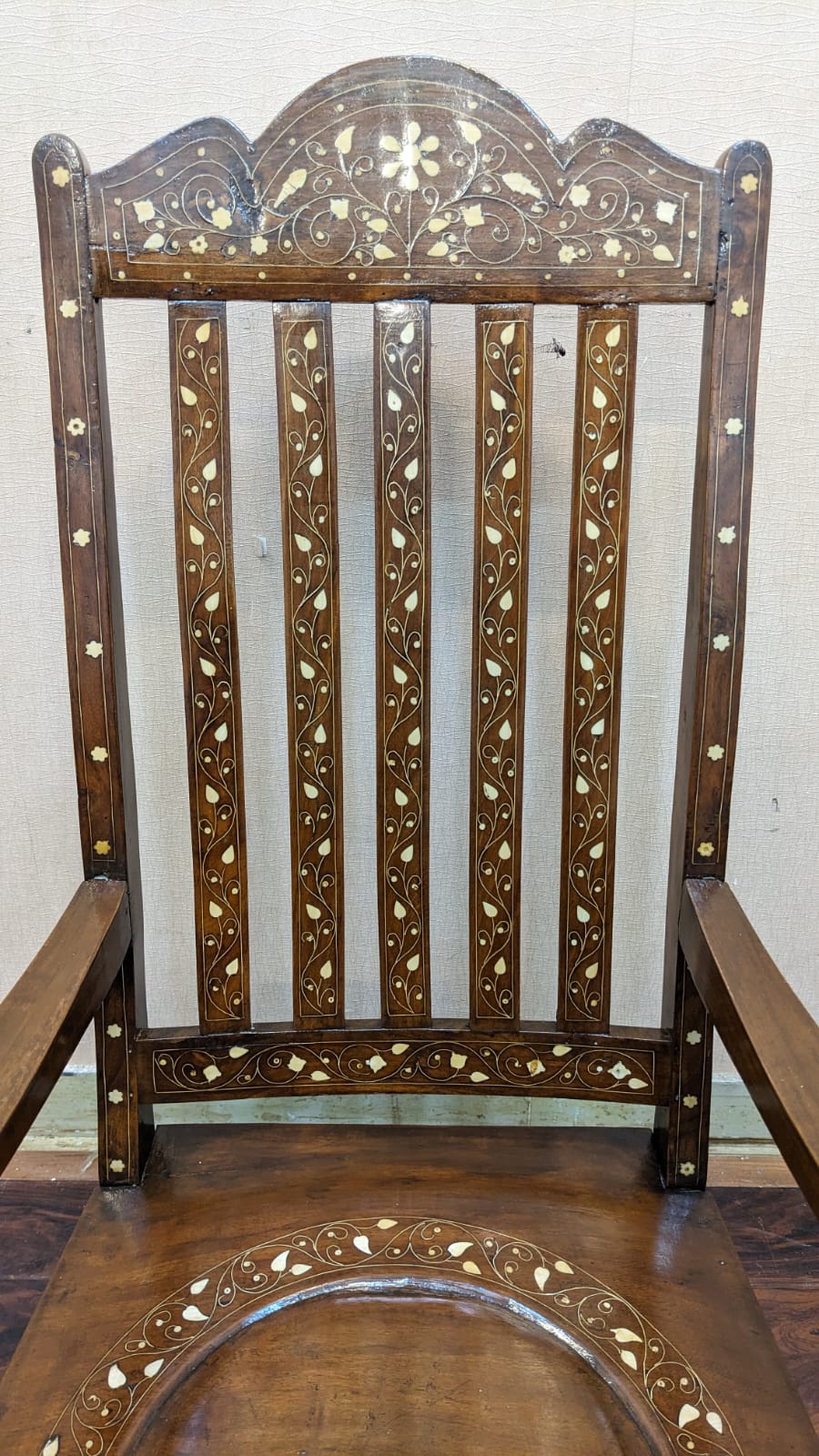 Solid Sheesham Wood Rocking Chair