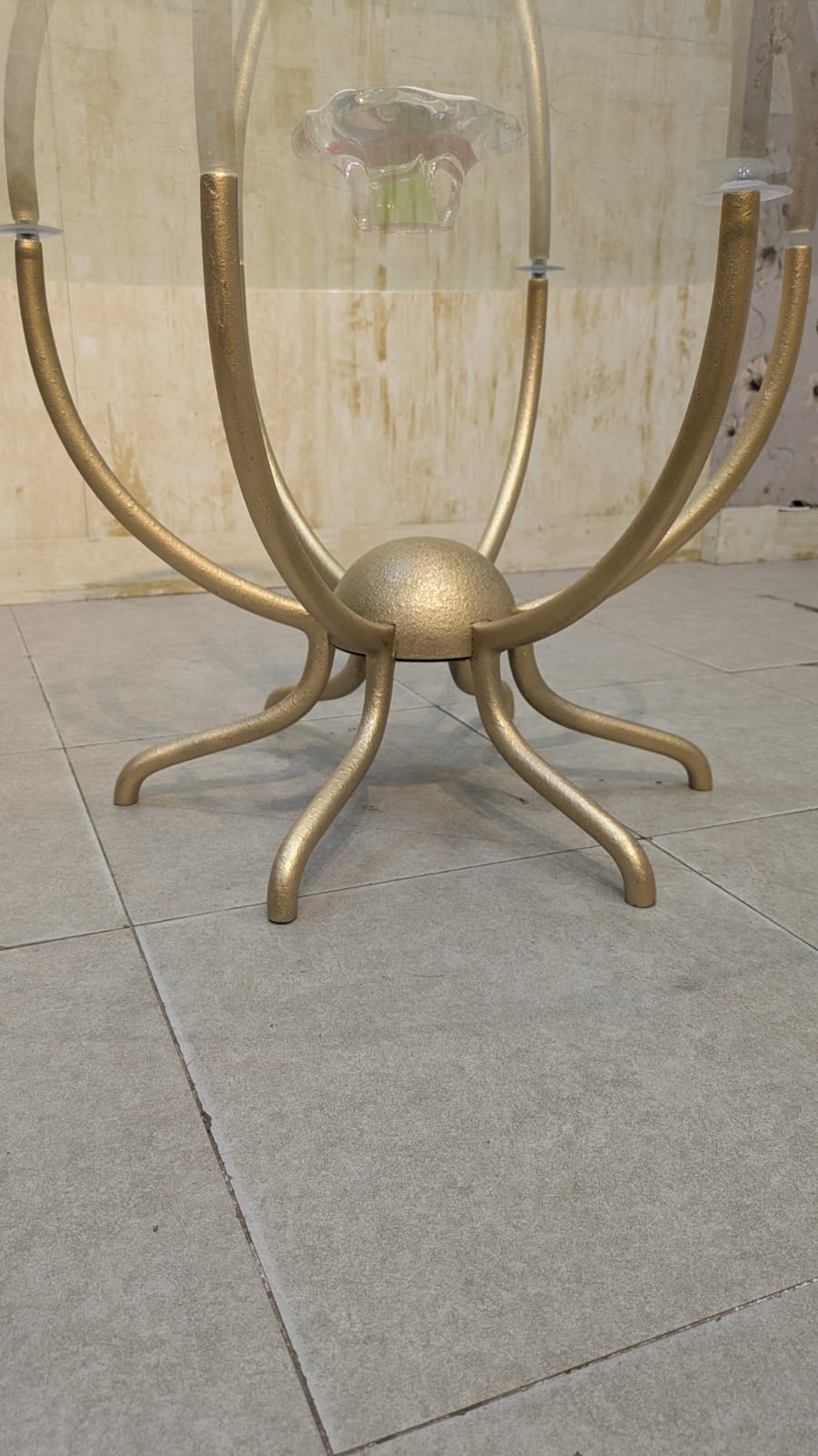 Elegant Gold deco Design Centre Table