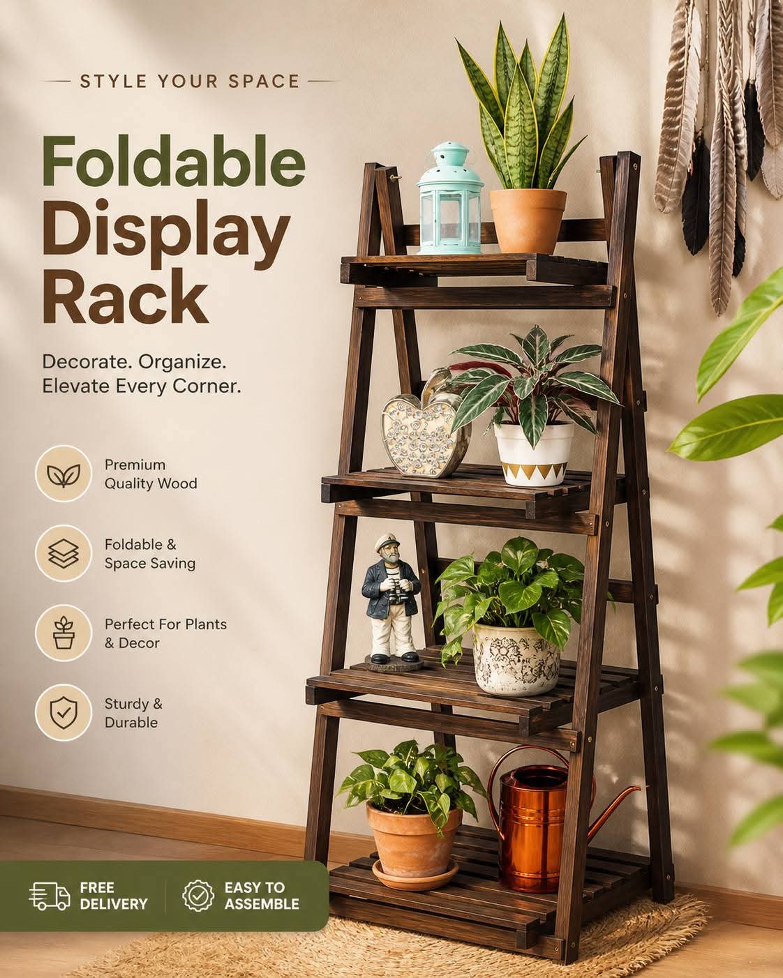 New Foldable Display Rack