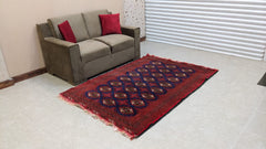 ✨Afghan Bokhara ✨ Hand Knotted Carpet