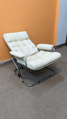 ✨ Imported Vintage ✨ Reclining Chair with Footrest
