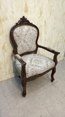 Solid Sheesham Wood Pair of Coffee Chairs Set