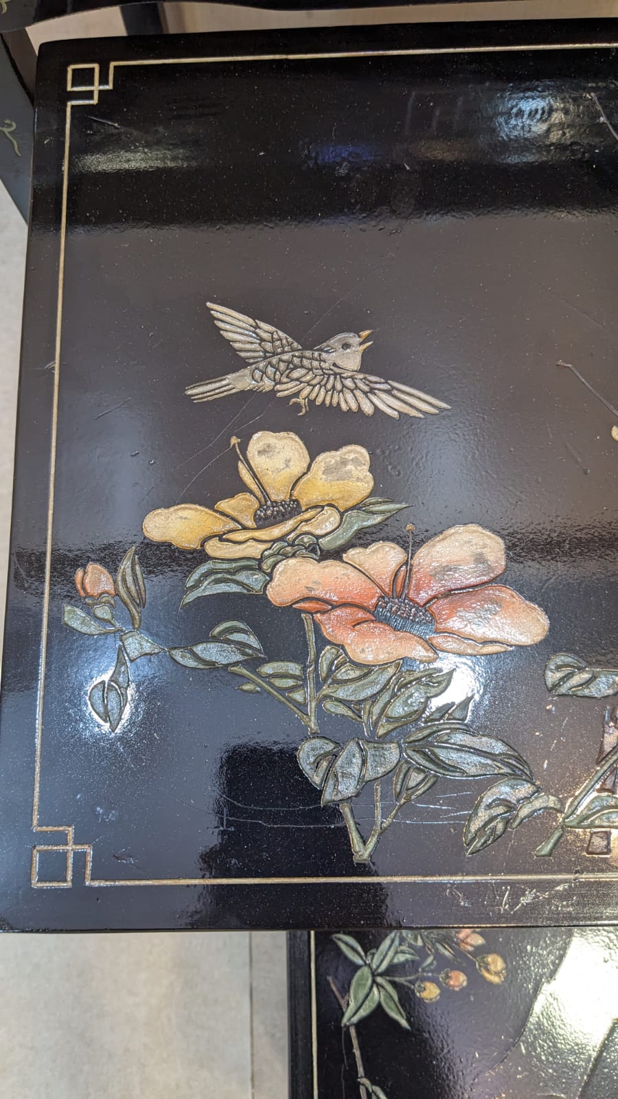 Imported Antique Chinese Nesting Tables Set