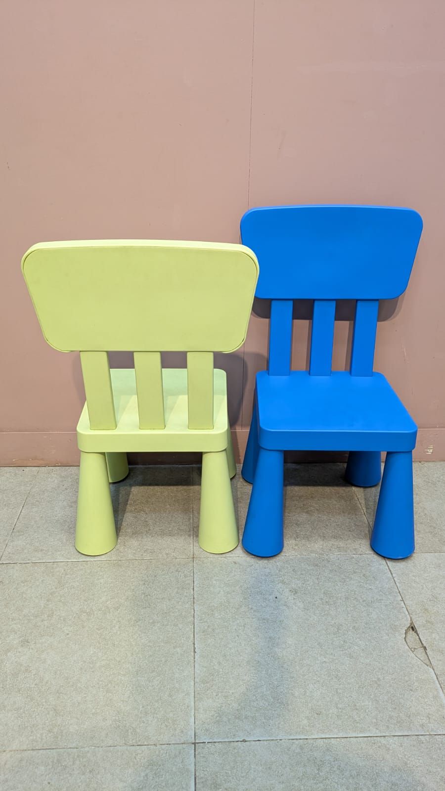 IMPORTED IKEA MAMMUT KIDS TABLE & CHAIRS SET
