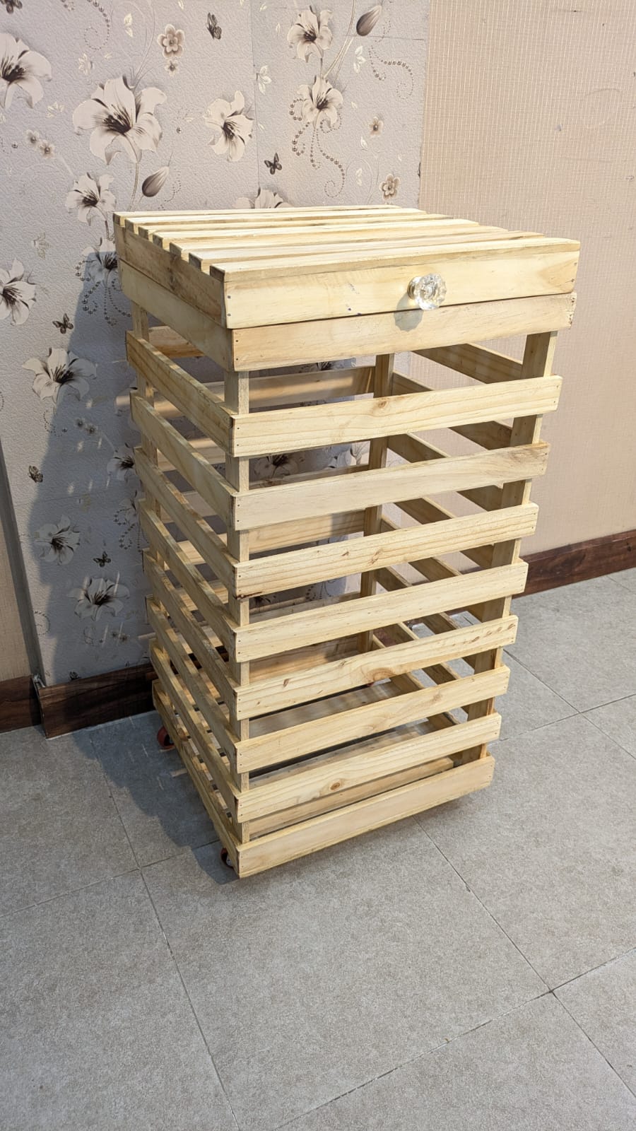 Brand New Pure Wooden Laundry Bin
