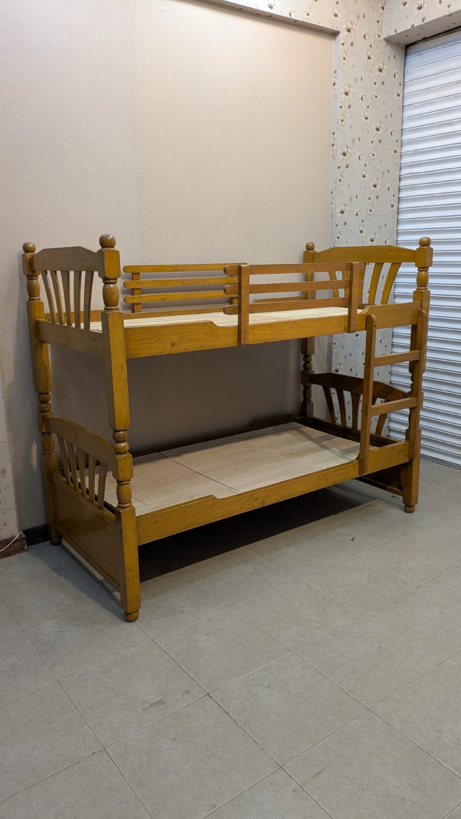 Solid Diyar Wood Bunk Bed