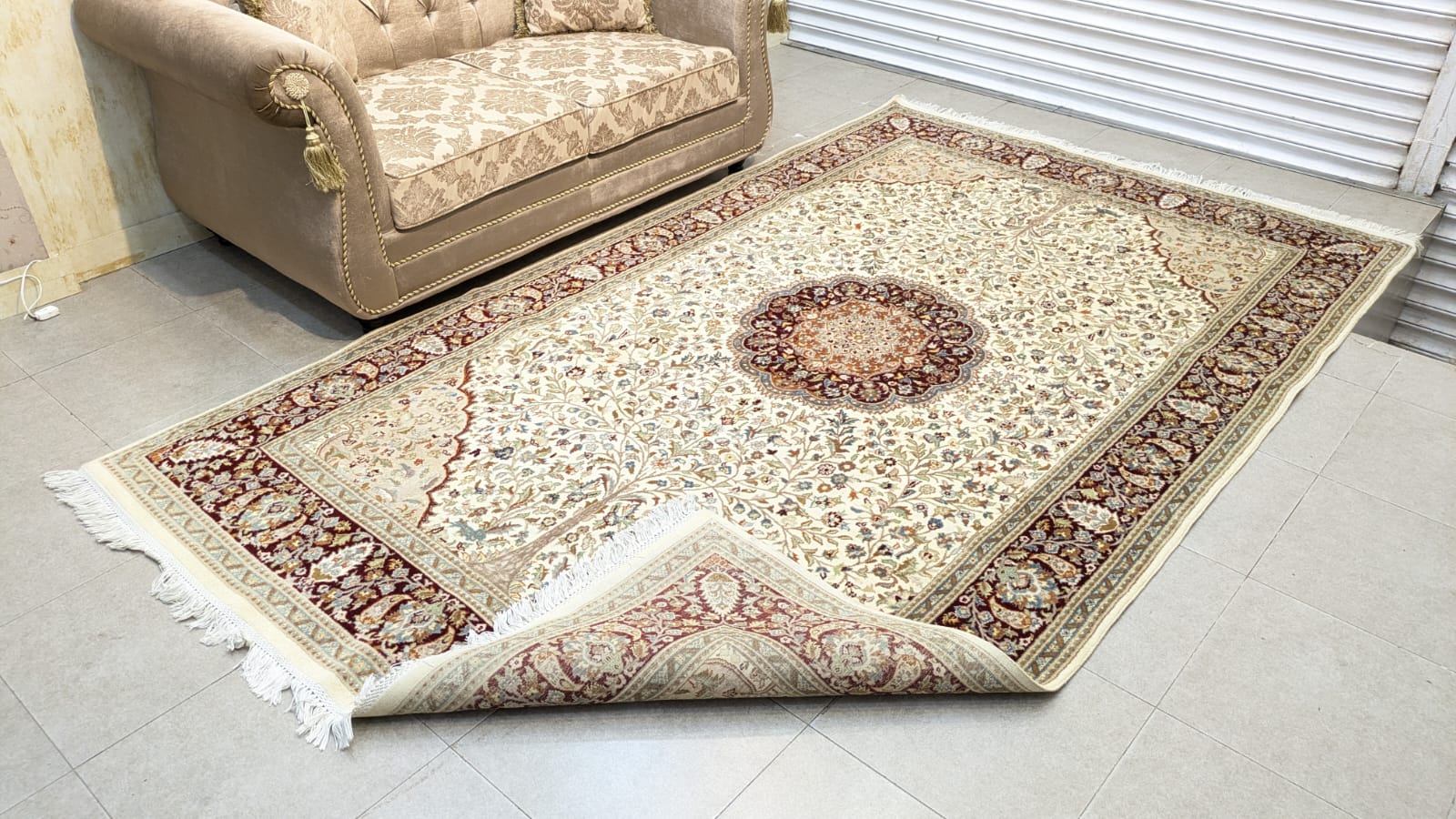 Vintage Persian Hand Knotted Carpet