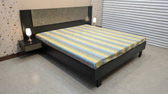 Habitt Novak King Size Bed With 2 Attached Side Tables