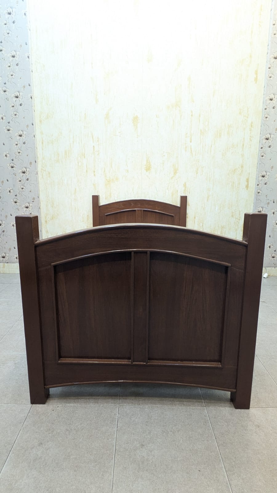 Oak Wood Single Bed