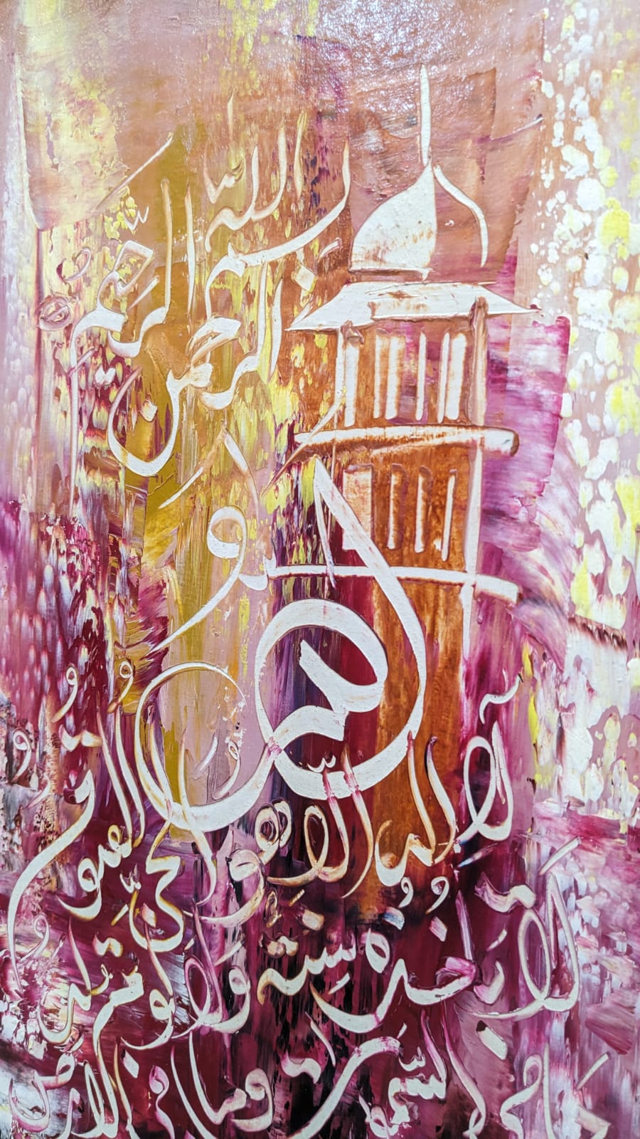 Wall Mounted Hand Painting