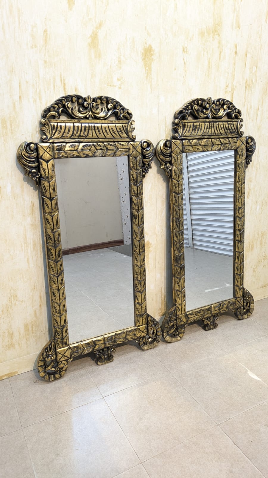 Pair Of Wall Mounted Mirror