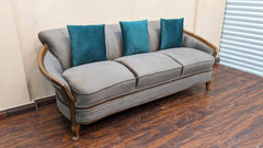 Solid Sheesham Wood 5 Seater Sofa Set
