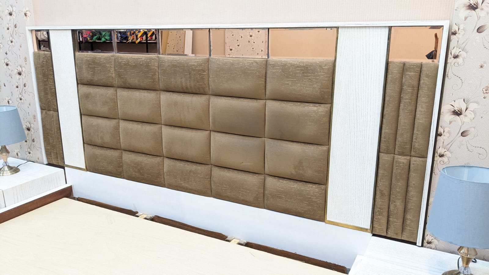 King Size Bedroom Set with Spring Mattress