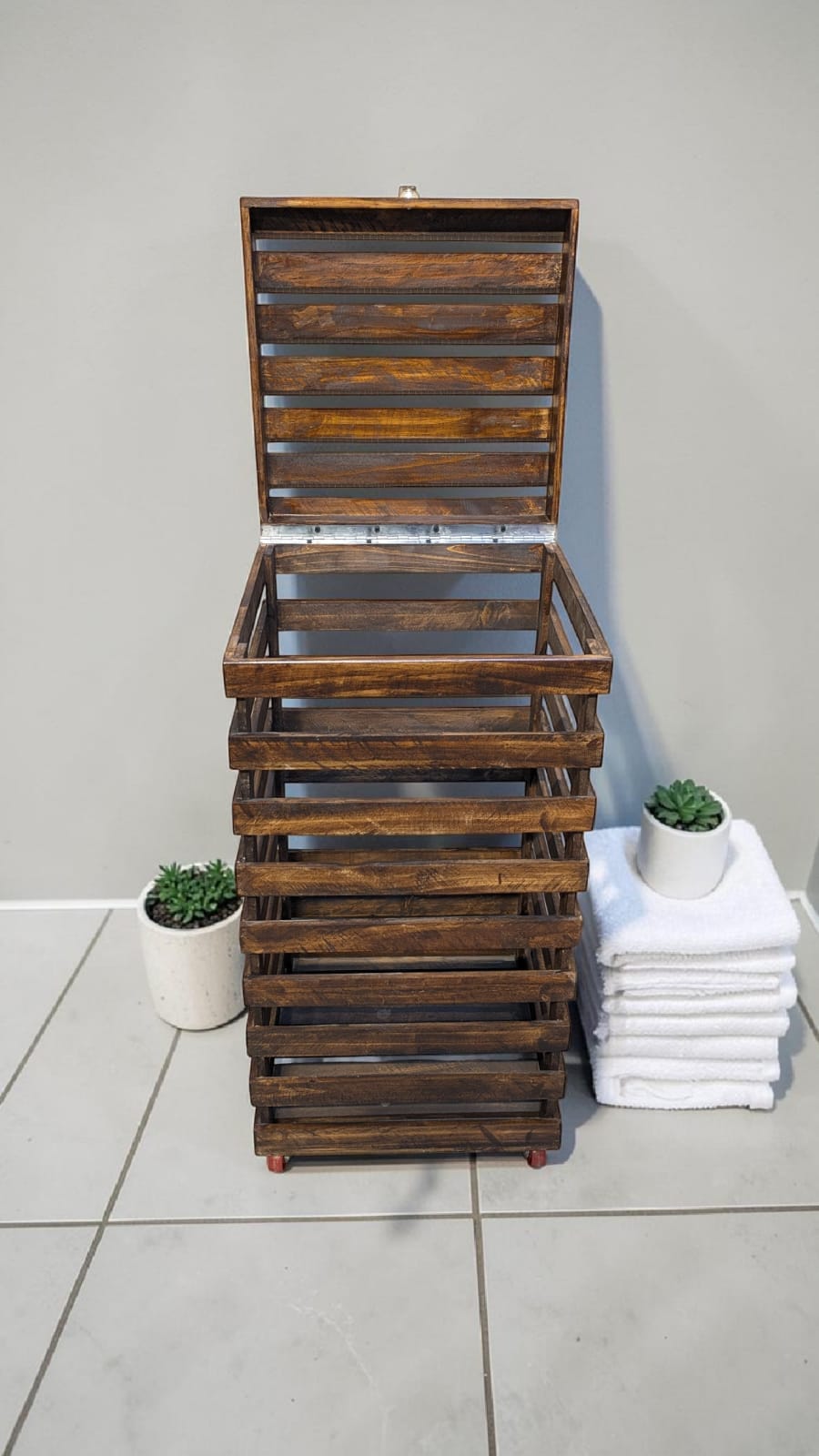 Brand New Wooden Laundry Bin
