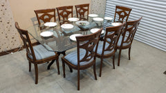 Solid Sheesham Wood 8 Seater Dining Table