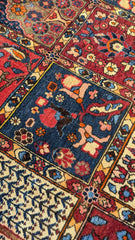 Vintage Bakhtiari Iran Hand Knotted Carpet