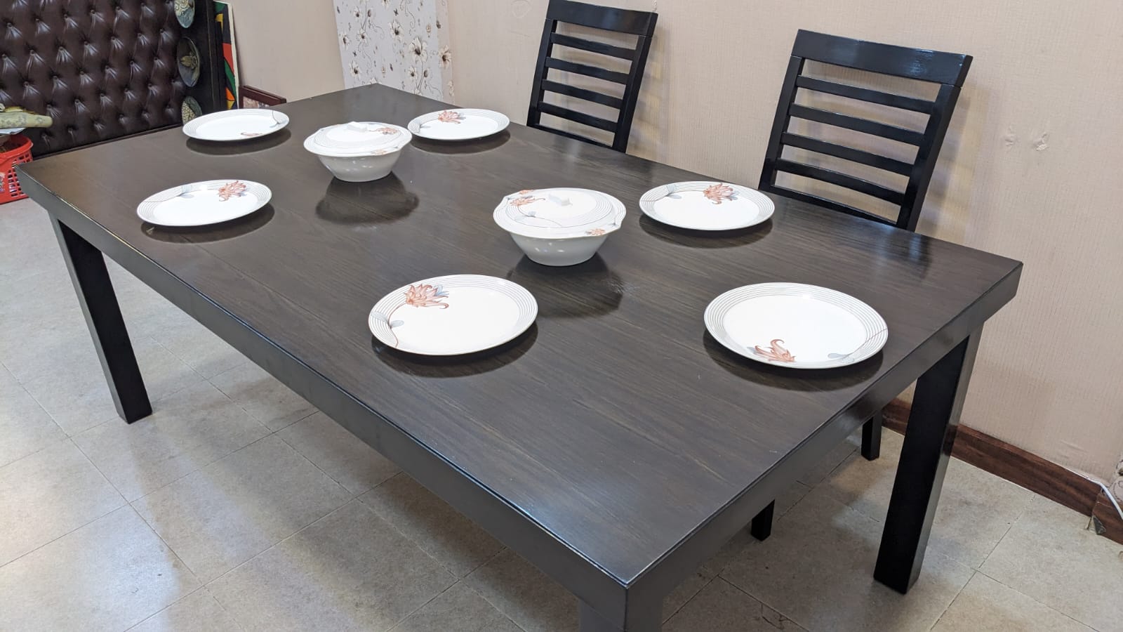 Habitt Trapezoid 6 Person Dining Table