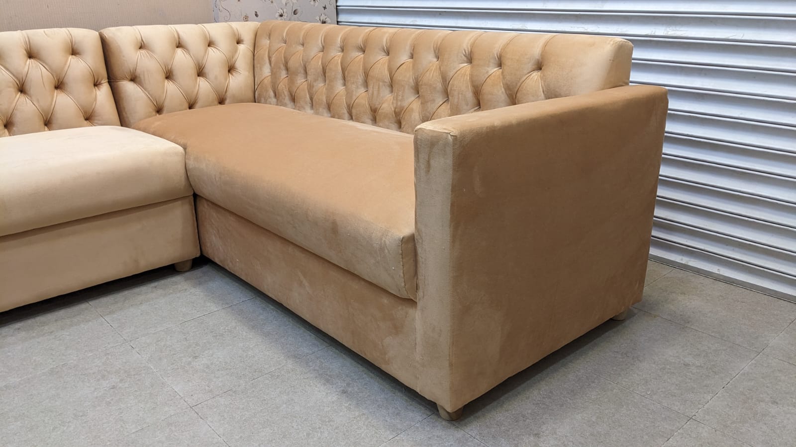 6 Seater L Shape Sofa Set