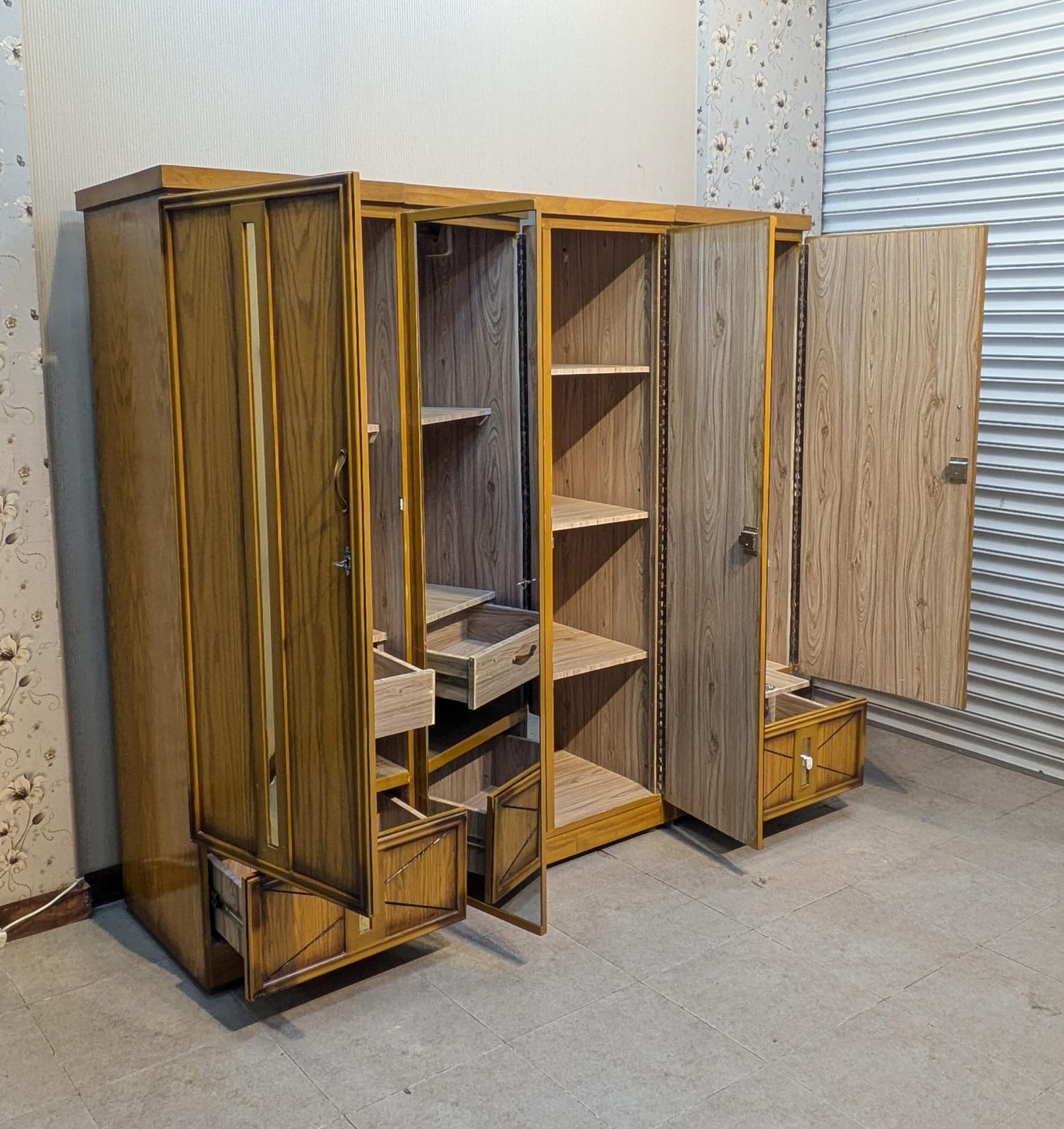 Turkish King Size Bedroom Set with Mattress