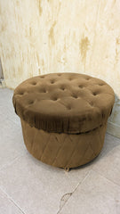Beautiful Chesterfield Velvet Ottoman