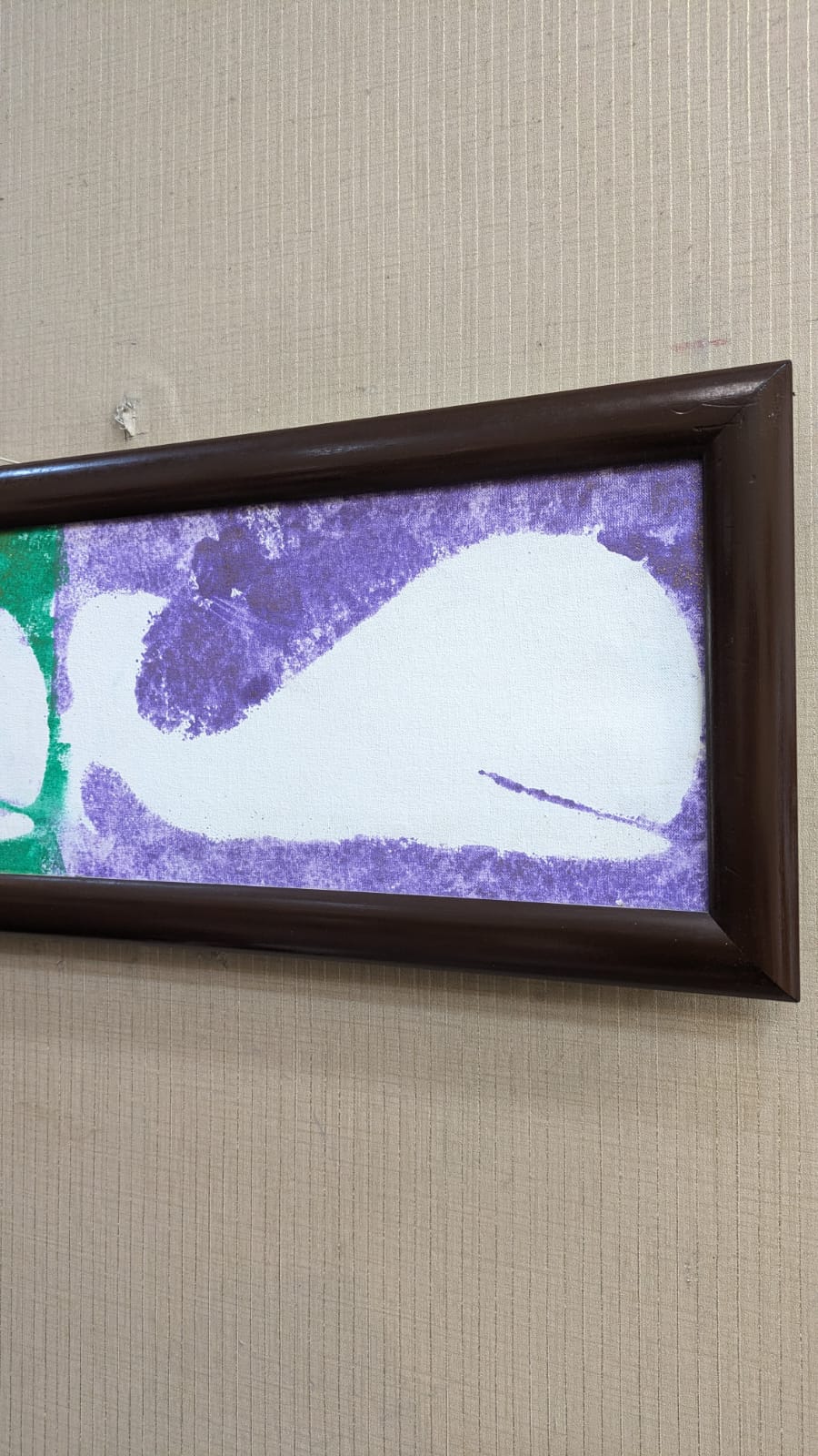 Wall mounted frame
