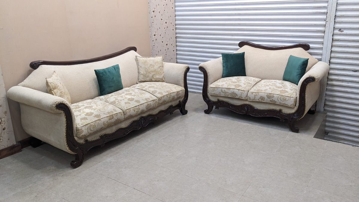 Sheesham Wood 5 Seater Sofa Set