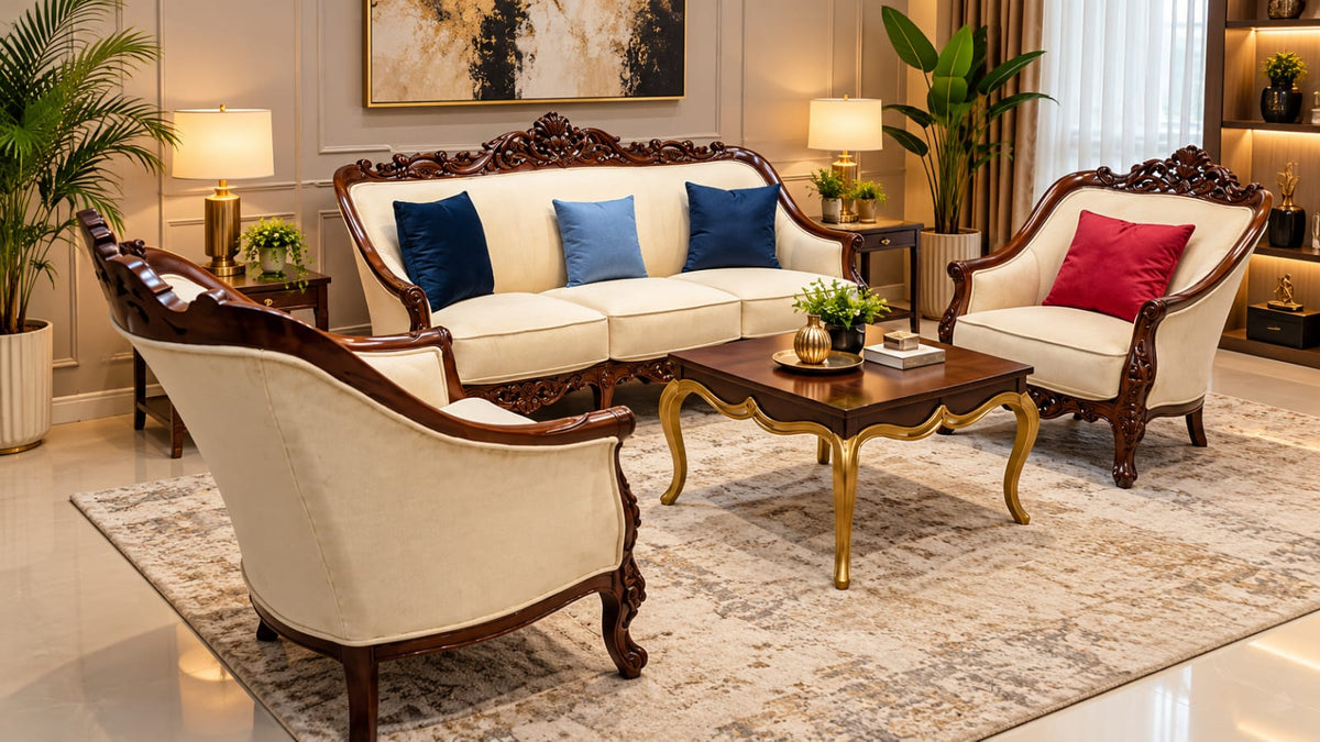 5 Seater Sofa Set