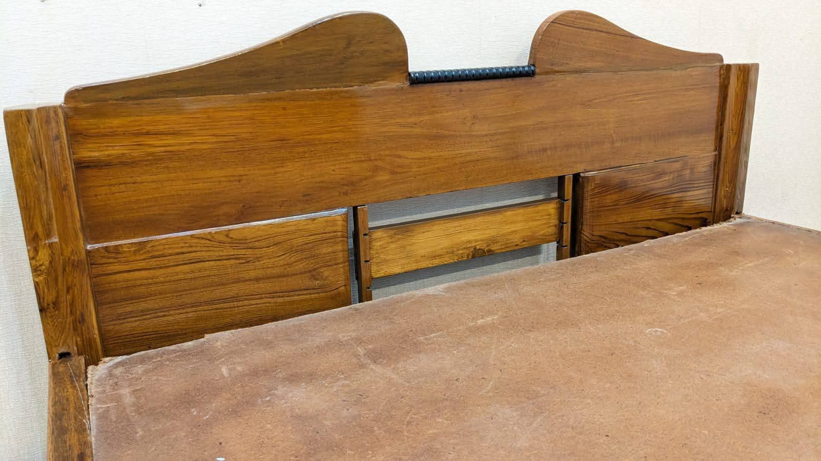 🔥Antique🔥 Solid Burma Teak Wood Twin Size Bed