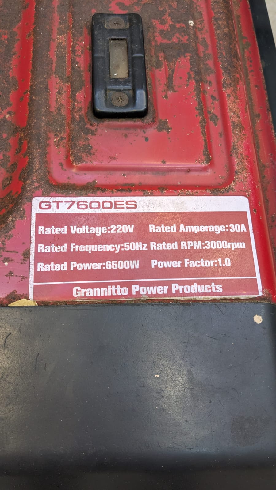 Grannitto 6.5 KVA Generator