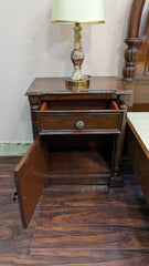 Sheesham Wood King Size Bed with 2 Side Tables