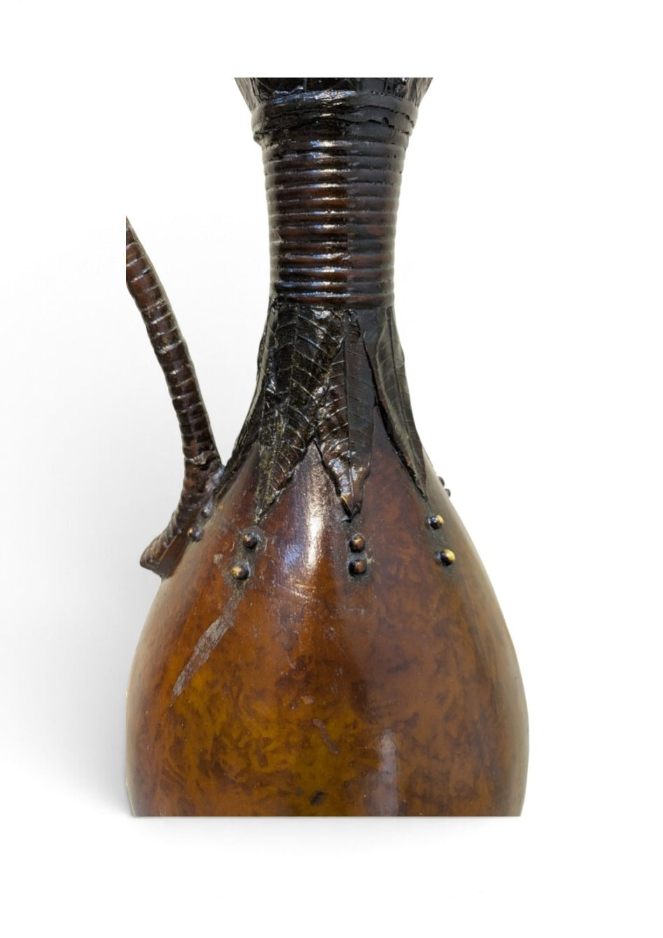 DECORATIVE PEDESTAL WITH VASE