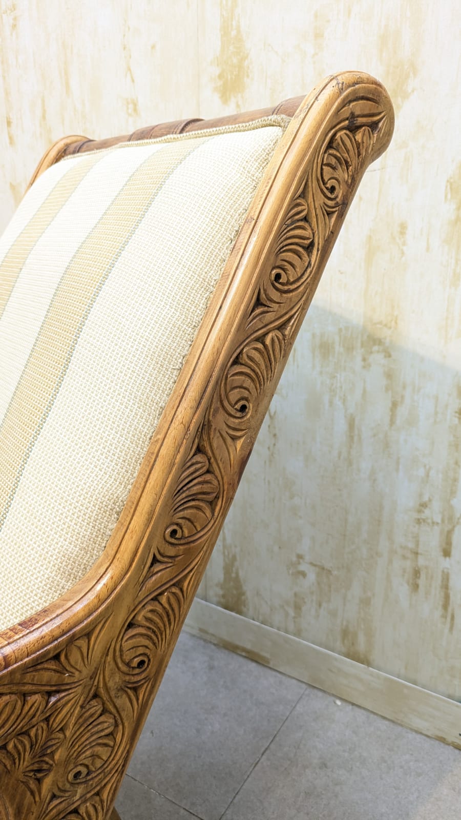 Solid Diyar Wood Rocking Chair