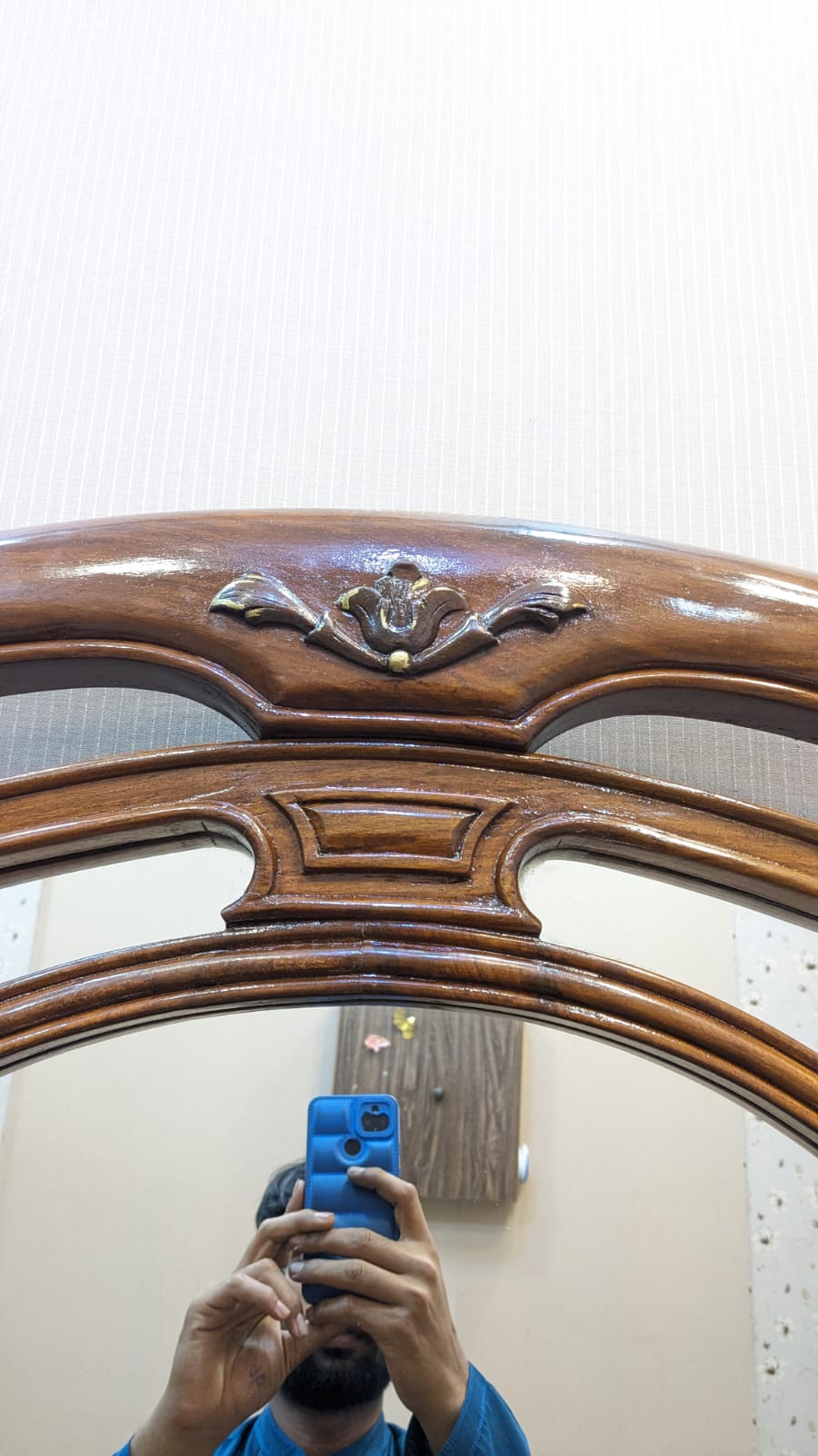 Solid Sheesham Wood King Size Bed Set