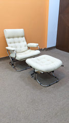 ✨ Imported Vintage ✨ Reclining Chair with Footrest